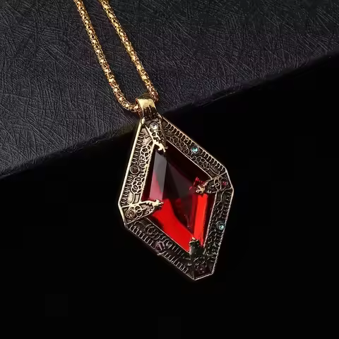 The Elder Scrolls IV Oblivion Amulet of Kings Necklace Halloween Masquerade Party Cosplay Costume Pr