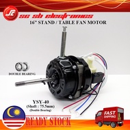 TABLE FAN MOTOR / STAND FAN MOTOR FOR MIDEA KDK FAN MOTOR 16 INCH FAN MOTOR KIPAS MOTOR DOUBLE BEARI