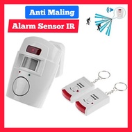 MERAH Home Alarm - Motion Sensor Alarm - Anti-Theft Alarm Infrared Motion Sensor 2 Remotes