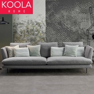 KOOLA Scandinavian Sofa Set Nordic Velvet Sofa 3 Seater Comfort Cushion Sofa L Shape Premium Modern Kerusi Sofa Ikea