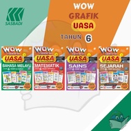 Buku Rujukan WOW Grafik UASA 2023 KSSR Tahun 6 - B.Melayu/Matematik/Sains/Sejarah [Sasbadi]