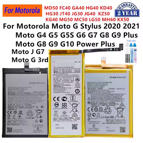 MD50 FC40 GA40 HG40 KD40 HG30 JT40 JG30 JG40 KZ50 KG40 MG50 MC50 LG50 MH60 KX50 Battery For Motorola