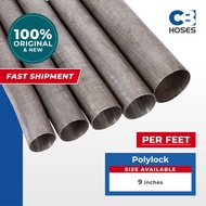 CB Hoses Stainless Steel Poly Lock Hose Per Feet 9" [ 1 Feet = 0.3 Meter ]