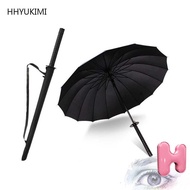 Japanese Unique Long Folding Umbrella Samurai Shape Katana Sword Umbrella UV Protection