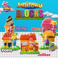 ⊕PreLOVED Jollibee Jolly Kiddie Meal Toys | Jollitown Blocks Collections