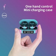 [FREE POUCH] F9-6 earbuds bluetooth earphone wireless earphone wireless earbuds TWS 5.0 Stereo Heads