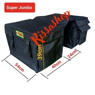 RIZZLARRISSZZSSZ!! Tas Obrok Motor Kurir Tebal Kantong Super Jumbo Accessories Besi Laki