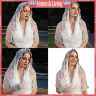 ci Modern Lace Hijab Veil For Sensitive Skin Church Prayer Tulle Head Veil Mantilla Head Scarf for W