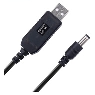 5.5*2.1mm WiFi to Mobile Power Cord Connector DC 5V to 5V/9V/12V USB Cable Booster Converter