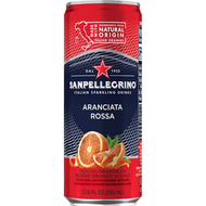 San pellegrino 義大利血橙味果汁有氣水330ml×6罐飲品#平行進口