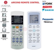 [READY STOCK] Aircond Remote Control Air Cond Alat Kawalan Jauh Penghawa Dingin Air Conditioning ECONAVI Inverter