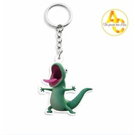Hoppers cartoon keychain with characters Tom, Hoppers, King George, Loaf, Ellen bear