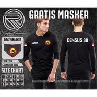 DENSUS 88 T-SHIRT FREE NAME AND MASK - INTEL T-SHIRT - POLICE T-SHIRT