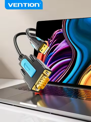 Vention USB to RS232 Male Serial Data Cable 9-Pin RS232 USB Cable for Electronic Display Electronic 