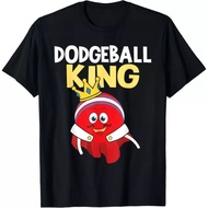 Dodgeball King - Dodgeball Player Ball Game Dodgeballer 100% Cotton T-Shirt Man