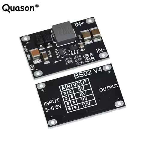1/5PCS DC-DC 3V-5.5V to 5V 8V 9V 12V 1.5A 10W Mini Multi-function Lithium Battery Charging Boost Mod