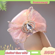 Summer Kids Flats Shoes Bow-knot Elsa Princess Shoes Baby Girl School Party Fashion Shoe