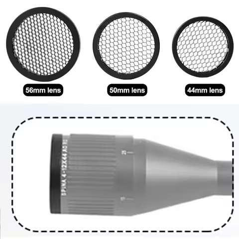 Honeycomb Optic Scope Lens Protector Tactical Hunting Sight Scope Accessories Mesh Protector Cover 4
