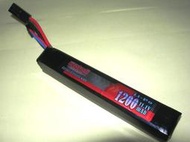 (圓仔) 11.1V 15C 1200MAH 口香糖 (長) A+鋰電池 已認證(G&G KWA LCT VFC)