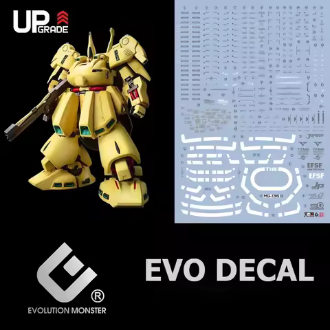EVO Decals MG-136 for MG PMX-003 THE-O Jupitoris Proto High Definition Fluorescent Hobby DIY Water S
