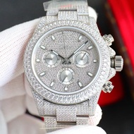 New Arrival Texture C Manufacturer Laborer Universe Chronograph Full Diamond Daytona Diamond Gypsoph