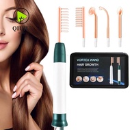QIUJU Vortex Comb Bundle, 4 Settings High Frequency Vortex Hair Growth Wand,  Nourishes Hair Roots E
