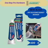 HARDEX Hi-Temperature Beta Black RTV Silicone Gasket Maker (100g) RS-777