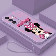 Samsung S25 FE S25FE S24 S23 FE Disney Silicon Case Cute Minnie Case Soft Liquid Rubber Cover