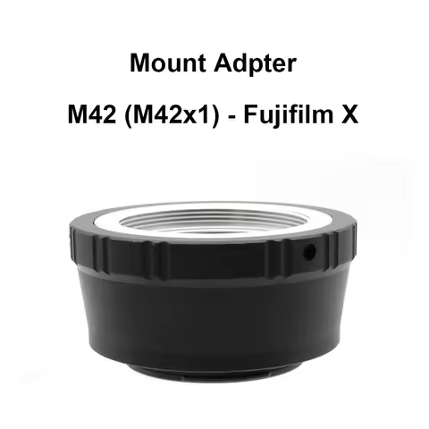 M42-FX For M42 (M42x1) lens - Fujifilm X Mount Adapter Ring M42-X M42-Fujifilm for Fujifilm XT XE XA