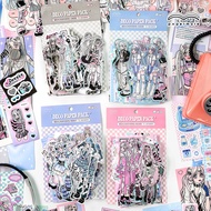 200 Pcs Paper Sticker Paper More Series Cute Cartoon Girl Anime Character Planner DIY Deco Sticker
