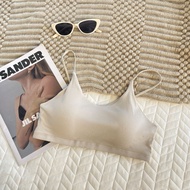 Áo Bra Chất Liệu Cotton Thoáng Mát Gân Tăm Thể Thao  Áo 2 Dây Ôm Trọn Ngực Mút Mỏng Thoải Mái Cá Tín