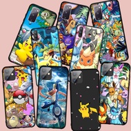 TPU Cover Samsung Galaxy A10 A52 A10S A70 A03s Silicone Casing A-LA85 Pokémon Pikachu Soft Phone Cas