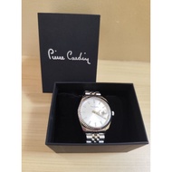 [UNISEX] Pierre Cardin Roli Stainless Date Watch with Fluted Bezel