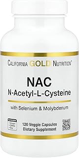 Lake Avenue Nutrition N-Acetyl-L-Cysteine with Molybdenum and Selenium, 600 mg, 120 Veggie Capsules