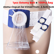 Ostomy Belt +100Pcsc Bag,Colostomy Bags after Colostomy Ileostomy Pouch