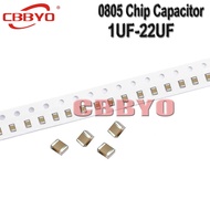 100pcs 0805 SMD Chip Multilayer Ceramic Capacitor 1UF 2.2UF 4.7UF 10UF 22UF