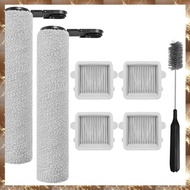(O I Q B)Replacement Roller Brush and HEPA Filter Kit for  F25 Ultra/F25 Ultra Steam/F25 GT/F25 -Rep
