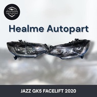 Headlamp Lampu Depan Mobil Honda Jazz GK5 2019 2020 Facelift Full Led Sepasang Original