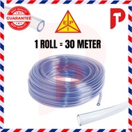PVC CLEAR HOSE PIPE / TRANSPARENT HOSE TUBE / AIR LINE TUBE / PAIP AIR JERNIH