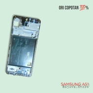 Original Samsung a51 lcd middle bone body Frame Original removed removedOriginal with warranty