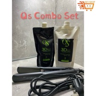 QS 3D 35/36 REBONDING CREAM 500ML + Korea IC Iron