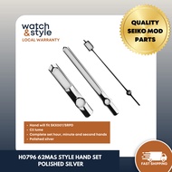 H0796 62mas Style Hand Set - Polished Silver