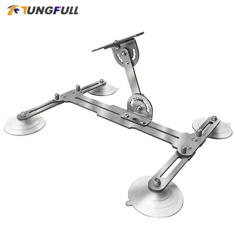 Foldable Stainless Steel Reciprocating Cycle Motor Bracket with Big Suction Cup Telescopic Linear Ac