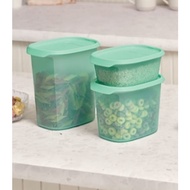 tuperware special colour - Tupperware One Touch Fresh Oval Set mint  3PCS