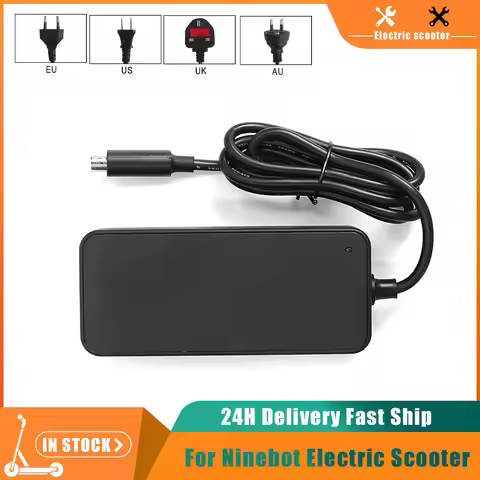 42V 1.7A Charger Adapter for Segway Ninebot MAX G2 G30LP F65 F40 F30 F20 D28 D40 ES2 ES4 E22 E45 for
