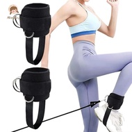 ABongBang Ankle Straps for Cable Machine Soft Padded Adjustable Ankle Cuffs for Gym Glute Kiba Hip A