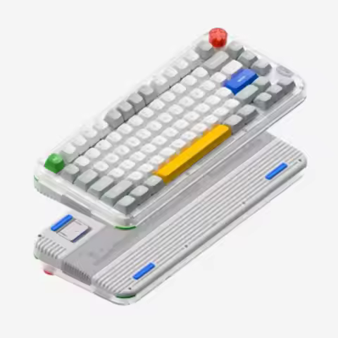 NuPhy Kick75 Mechanical Keyboard Hybrid-Profile Wireless Bluetooth 2.4G RGB ANSI 75% Layout Hot-Swap