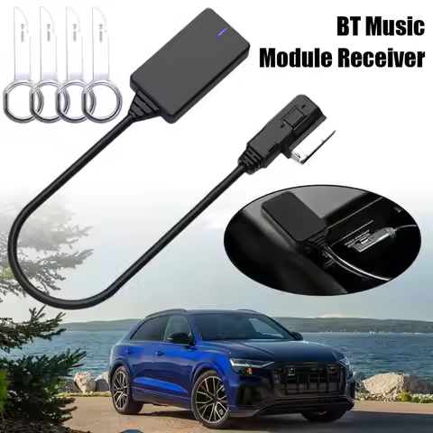 AMI MMI MDI Wireless Aux Bluetooth Adapter Cable Audio Music Auto Bluetooth For Audi A3 A4 B8 B6 Q5 