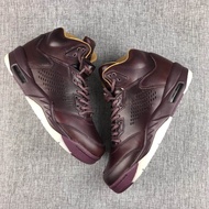 Sale*Original Nike Air Jordan 5  Basketball Shoes  Men'S Sneaker Red Wine Sport Shoes TA355