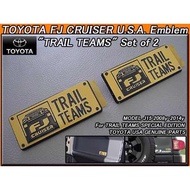 Toyota FJ Cruiser 07-21 USA Emblem Trail Teams Set of 2